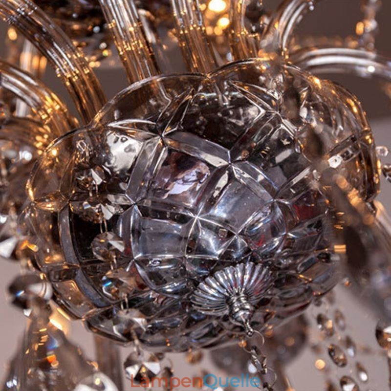 Eleganter Kristall-Kronleuchter im europäischen Stil, Glas-Pendelleuchte