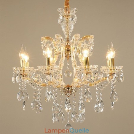 Eleganter Kristall-Kronleuchter im europäischen Stil