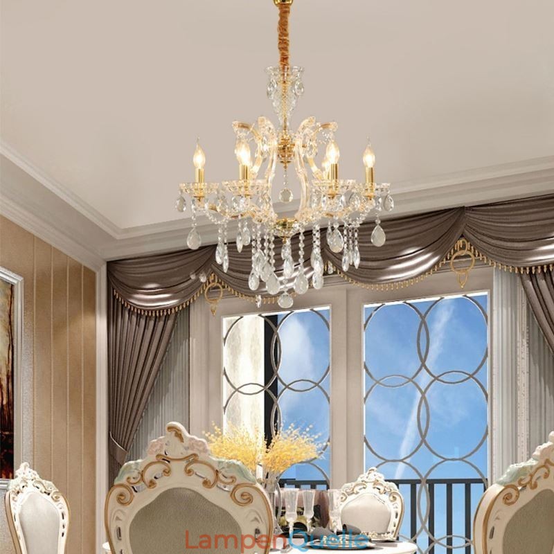 Eleganter Kristall-Kronleuchter im europäischen Stil