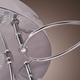 G4 Deckenleuchte aus Eisen mit Aluminiumschirmen