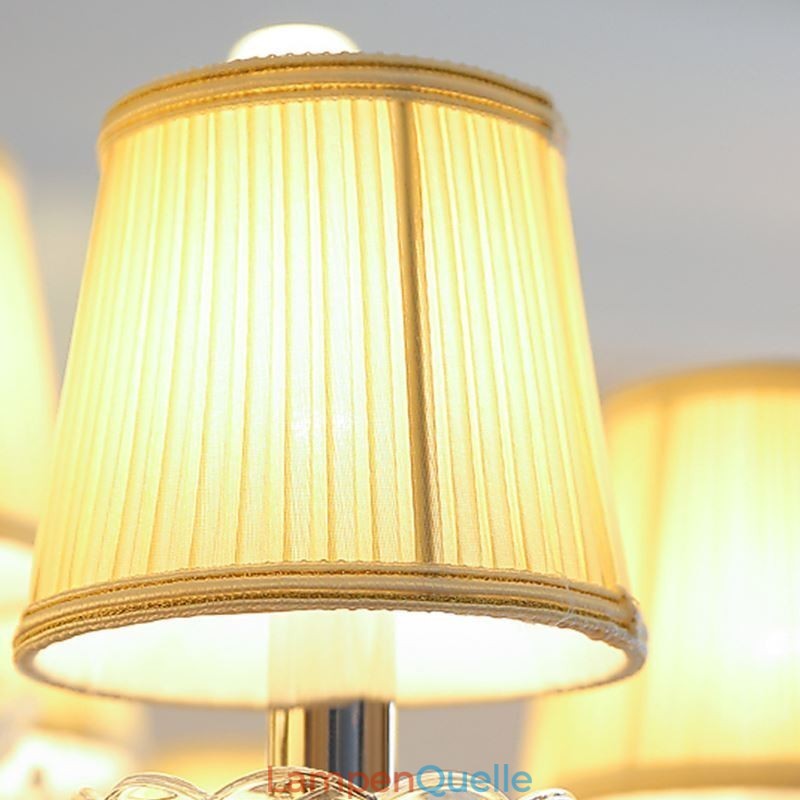 Moderner Kristall-Kronleuchter, europäische transparente Pendelleuchte