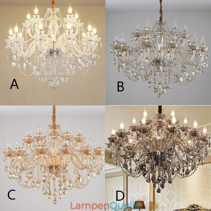 Luxus Kristall Kronleuchter Europäischen Elegante Pendelleuchte