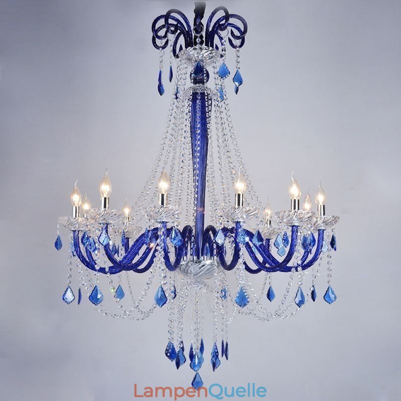 Europäischer Kristall-Kronleuchter, elegante Pendelleuchte