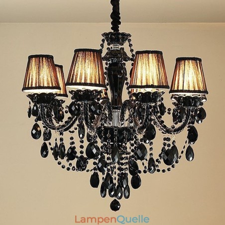 Luxus Kristall Kronleuchter Europäischen Schwarz 10 Lichter Luxus Kristall Kronleuchter Europäischen Schwarz 10 Lichter