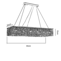 Europäische Kristall Kronleuchter Luxus Dekoration Decke Licht Mit 12 Lichter
