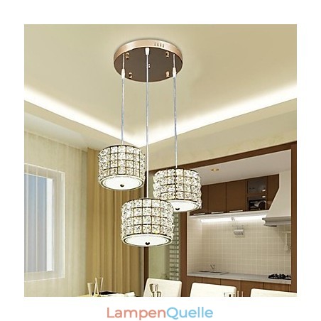Single 3 Light Crystal Pendant Light Droplight Single 3 Light Crystal Pendant Light Droplight