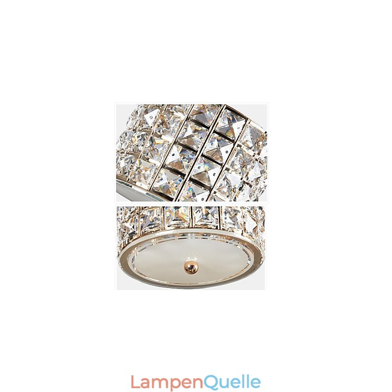 Single 3 Light Crystal Pendant Light Droplight