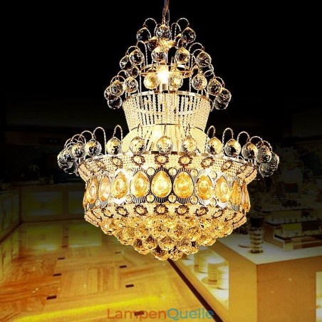 Moderner Gold Empire Kronleuchter Einfache Kristall Pendelleuchte Moderner Gold Empire Kronleuchter Einfache Kristall Pendelleuchte
