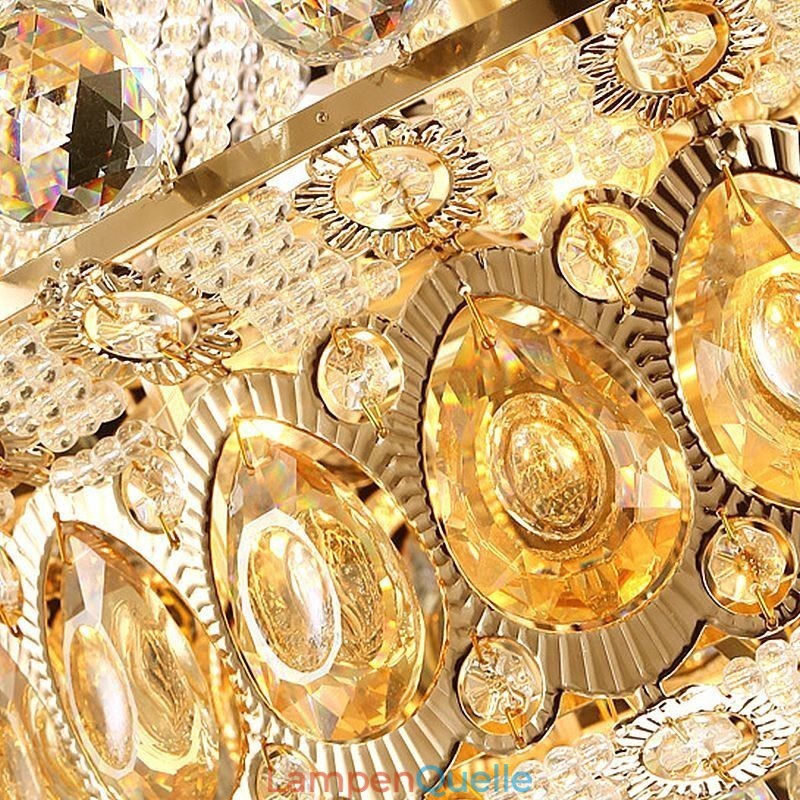 Moderner Gold Empire Kronleuchter Einfache Kristall Pendelleuchte