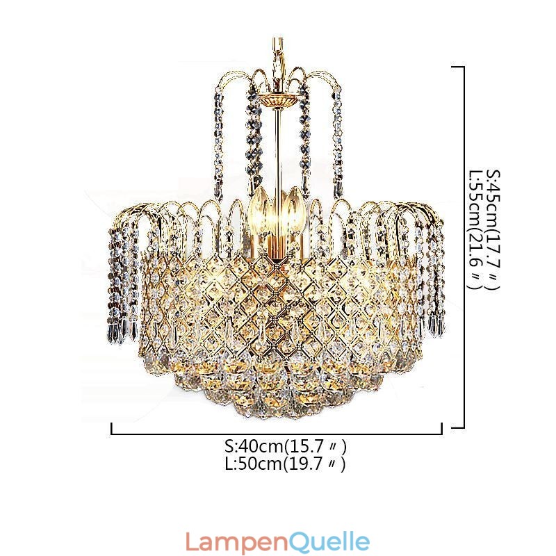 Luxus Kristall Kronleuchter Moderne Elegante Pendelleuchte
