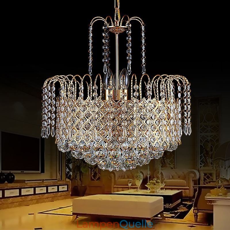 Luxus Kristall Kronleuchter Moderne Elegante Pendelleuchte