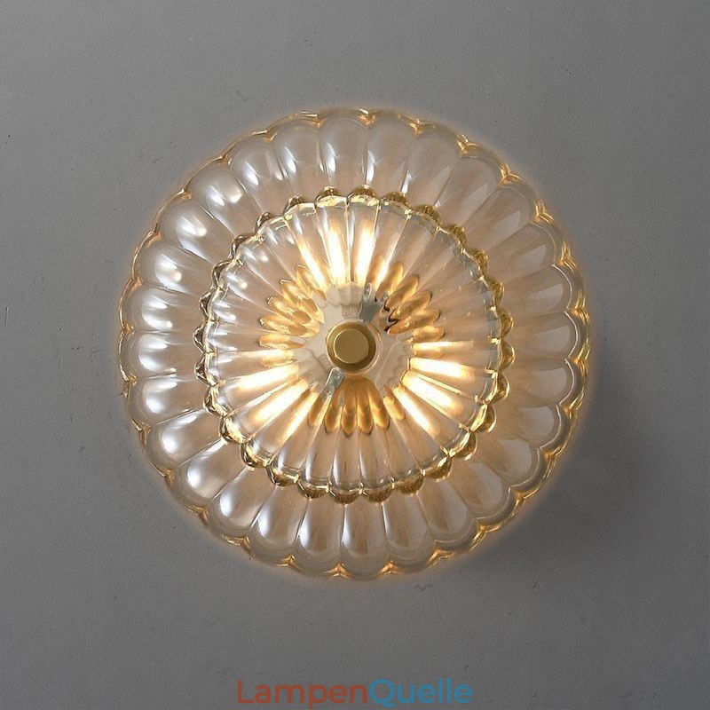 Moderne Deckenleuchte mit Lotussockel
