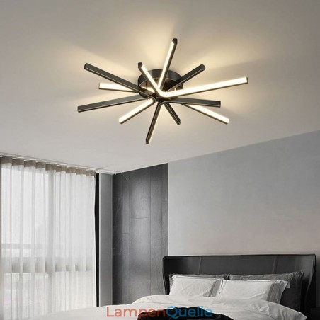Moderne, minimalistische Deckenleuchte mit Feuerwerksmotiv Moderne, minimalistische Deckenleuchte mit Feuerwerksmotiv