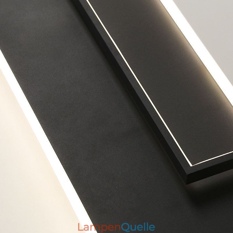 Minimalistische quadratische Deckenleuchte aus Acryl, 40–50 cm