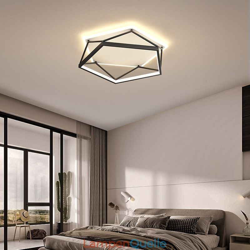 Hohle dreidimensionale Deckenleuchte zur Unterputzmontage, 55 cm