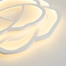 Deckenleuchte, modern, schlicht, rosa, Acryl, 52 cm