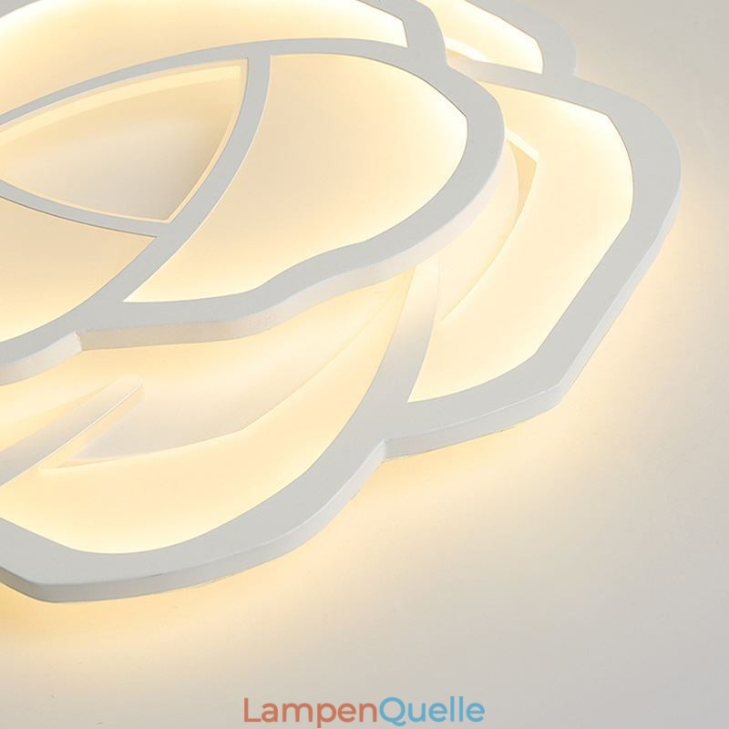 Deckenleuchte, modern, schlicht, rosa, Acryl, 52 cm