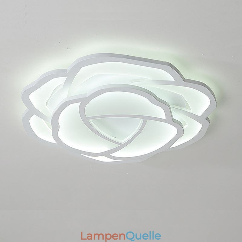 Deckenleuchte, modern, schlicht, rosa, Acryl, 52 cm