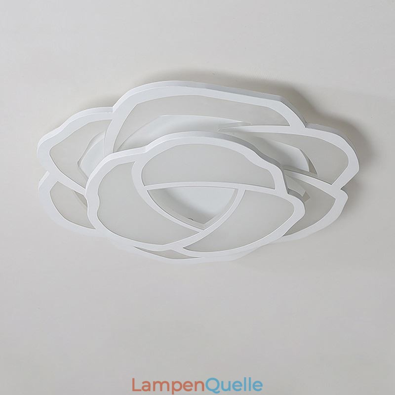 Deckenleuchte, modern, schlicht, rosa, Acryl, 52 cm