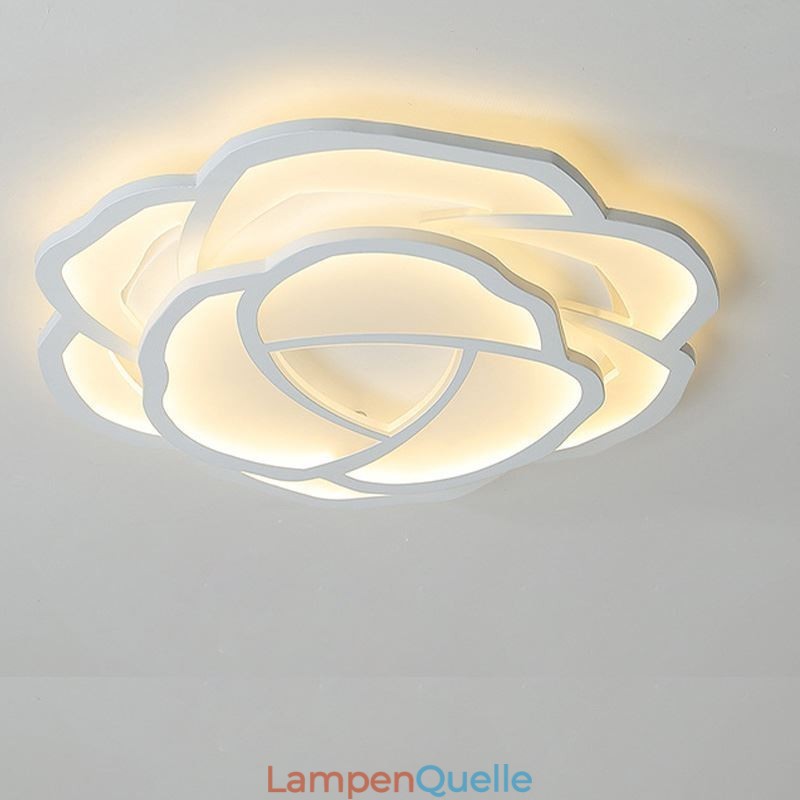 Deckenleuchte, modern, schlicht, rosa, Acryl, 52 cm