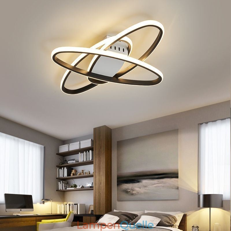 Minimalistische Deckenleuchte mit Planeten-Surround-Design