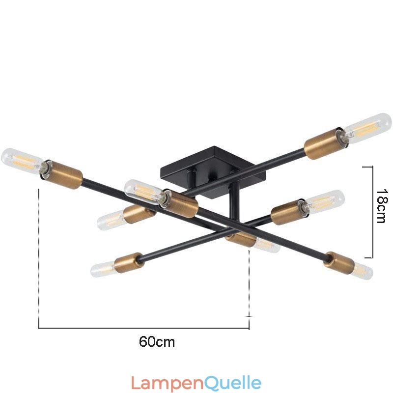 Dekorative Deckenleuchte im Country-Retro-Stil im amerikanischen Industriestil