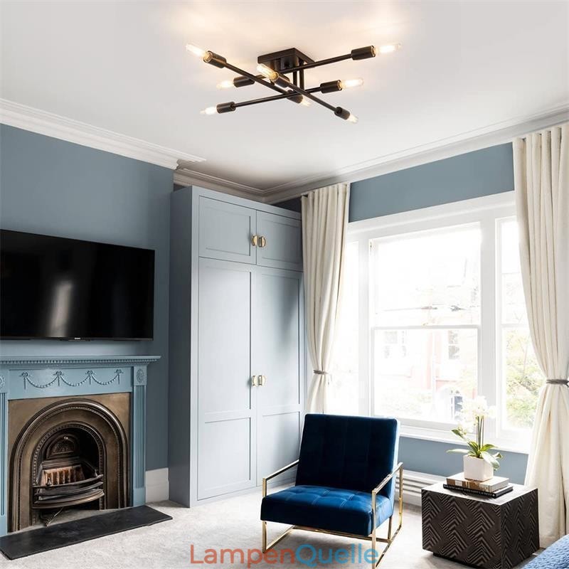 Dekorative Deckenleuchte im Country-Retro-Stil im amerikanischen Industriestil