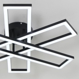 Minimalistische Deckenleuchte mit Windmühlenmotiv aus Aluminium