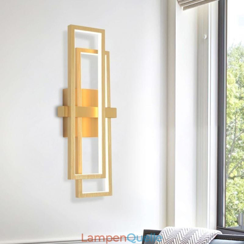 Minimalistische, flächenbündige Deckenleuchte aus Aluminium im geometrischen Stil