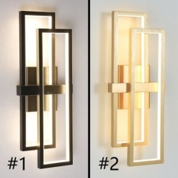 Minimalistische, flächenbündige Deckenleuchte aus Aluminium im geometrischen Stil