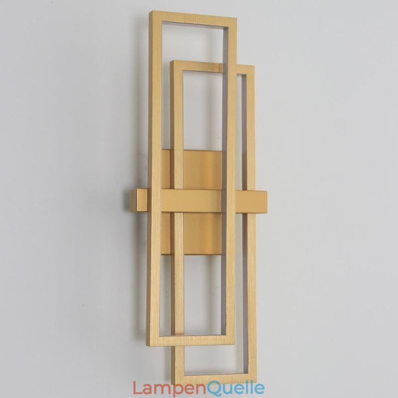 Minimalistische, flächenbündige Deckenleuchte aus Aluminium im geometrischen Stil