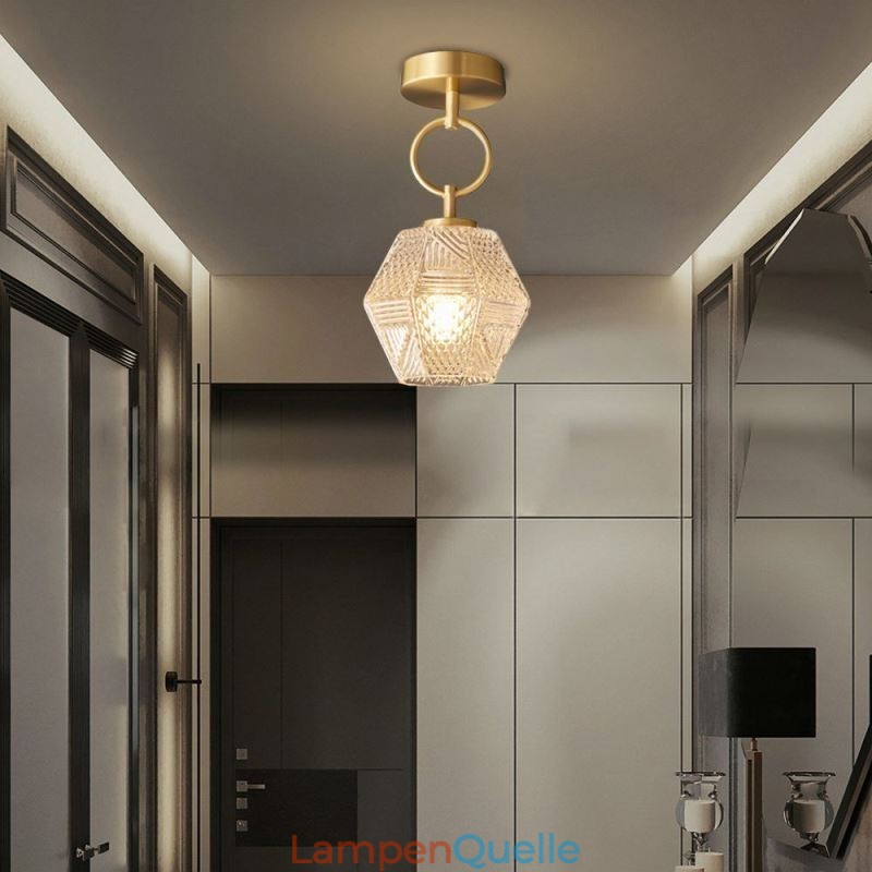 Moderne Deckenleuchte aus Glas für Zuhause, kreative Deckenbeleuchtung