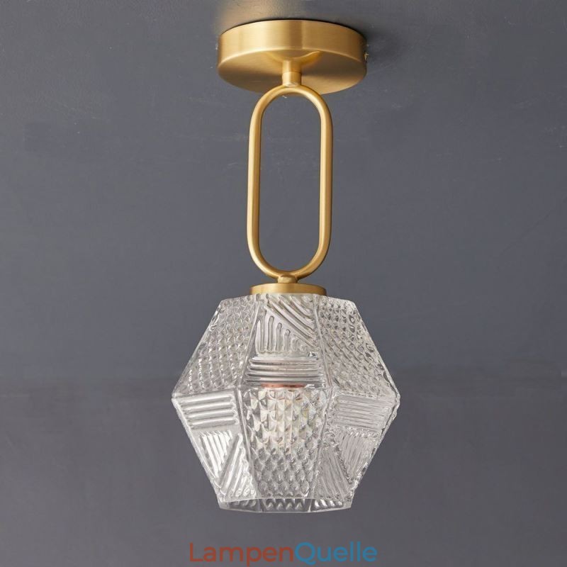 Moderne Deckenleuchte aus Glas für Zuhause, kreative Deckenbeleuchtung