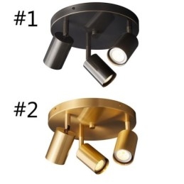 Moderne Deckenleuchte, goldene schwarze Deckenleuchte mit 3 Lichtern, Kupferkunst, Heimbeleuchtung