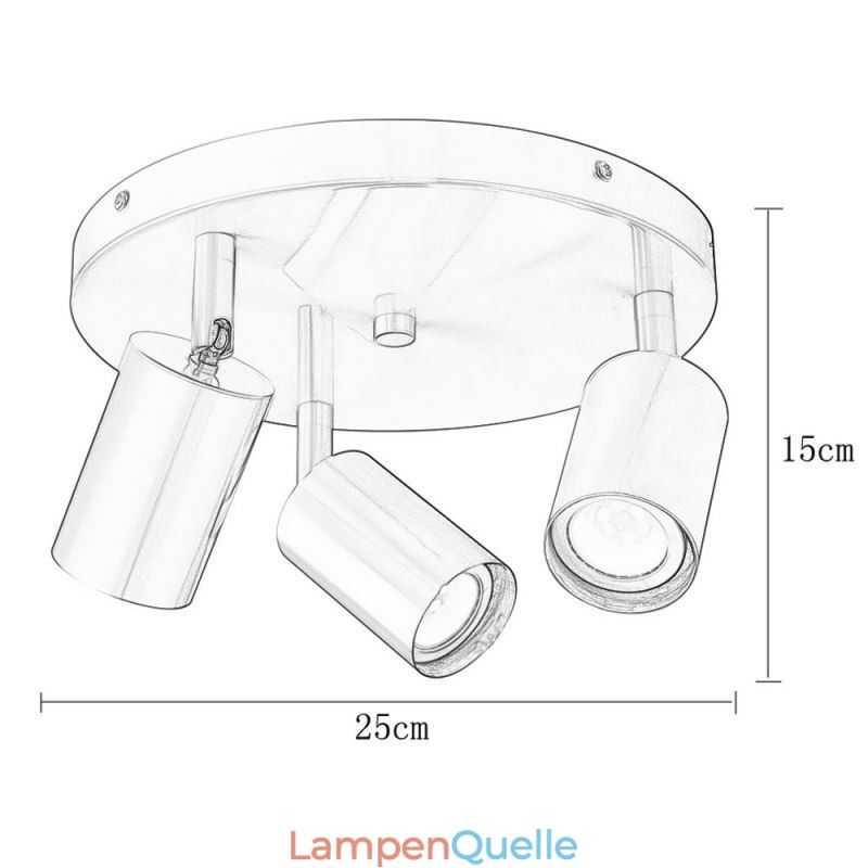 Moderne Deckenleuchte, goldene schwarze Deckenleuchte mit 3 Lichtern, Kupferkunst, Heimbeleuchtung