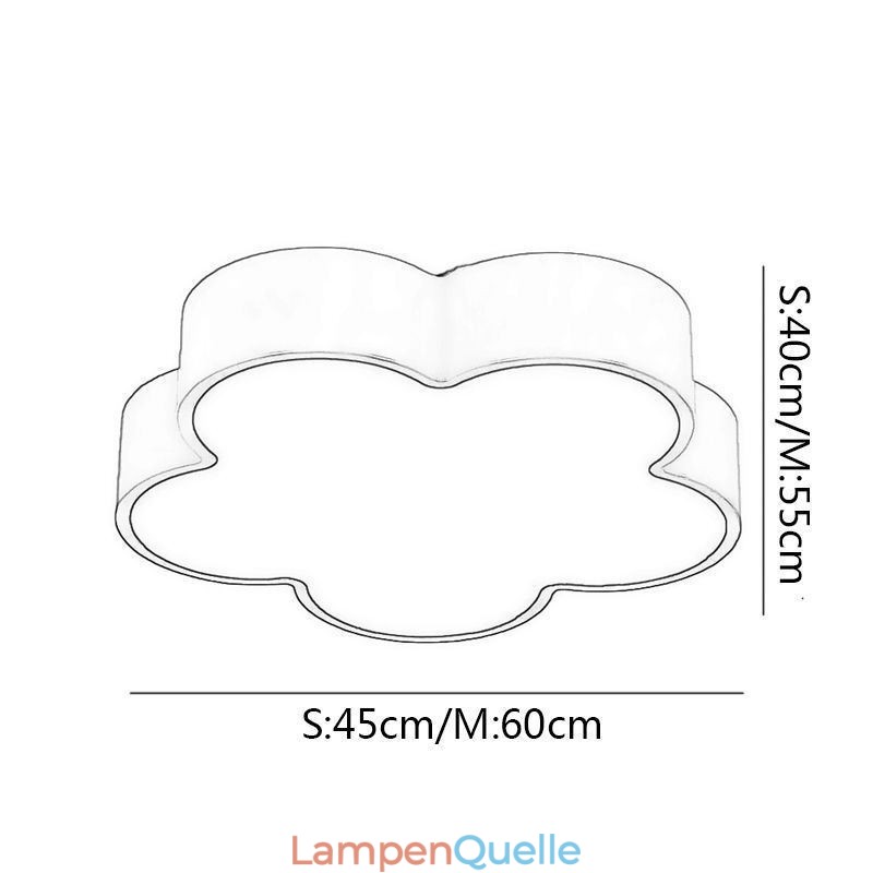 Cartoon Deckenleuchte Moderne Blume Unterputz