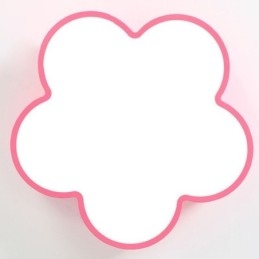 Cartoon Deckenleuchte Moderne Blume Unterputz