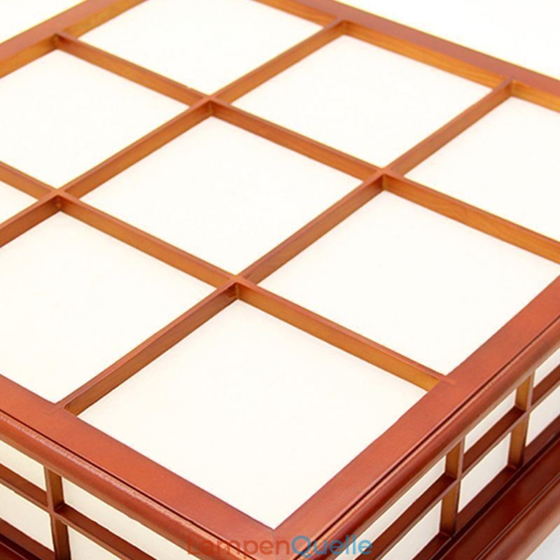 Deckenleuchte im Retro-Stil aus Holz