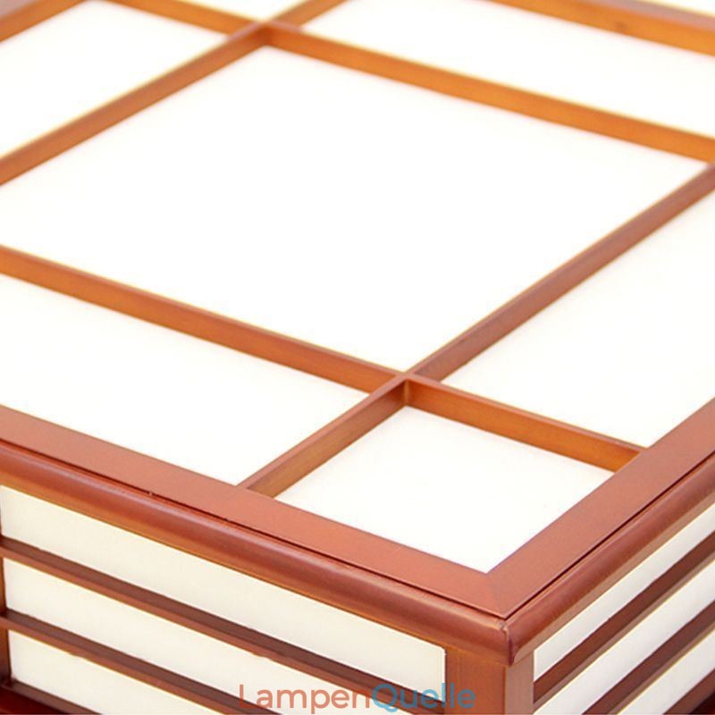 Retro Deckenleuchte Dekorative Deckenlampe aus Holz