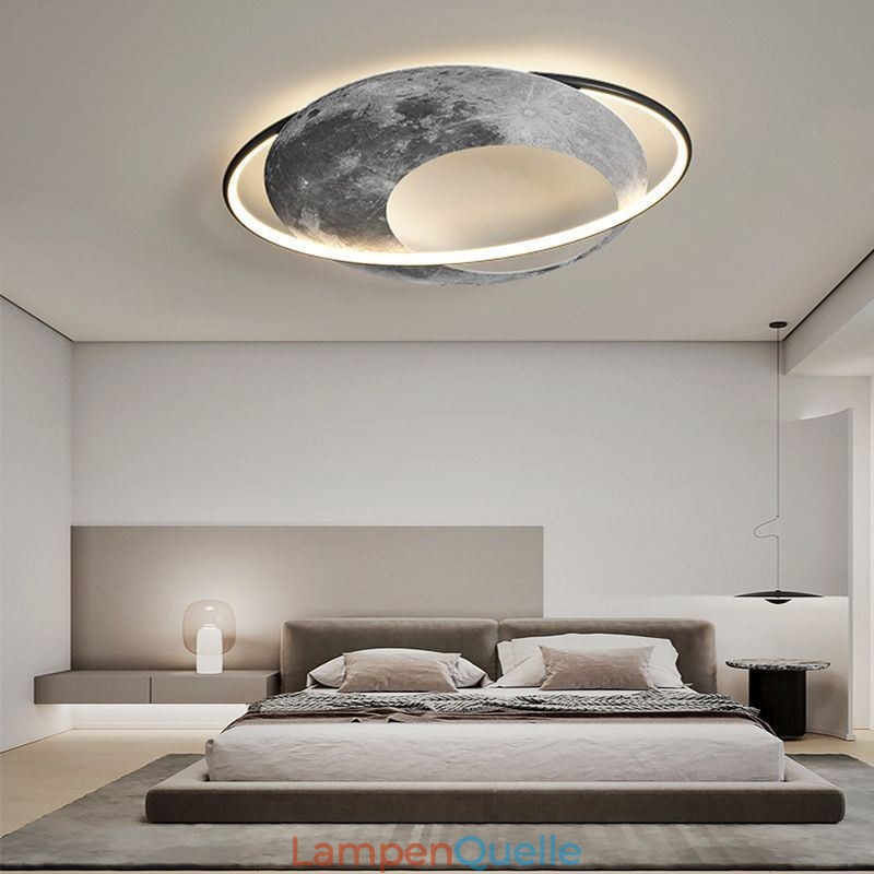 Deckenleuchte Unterputz-Mond-Deckenlampe