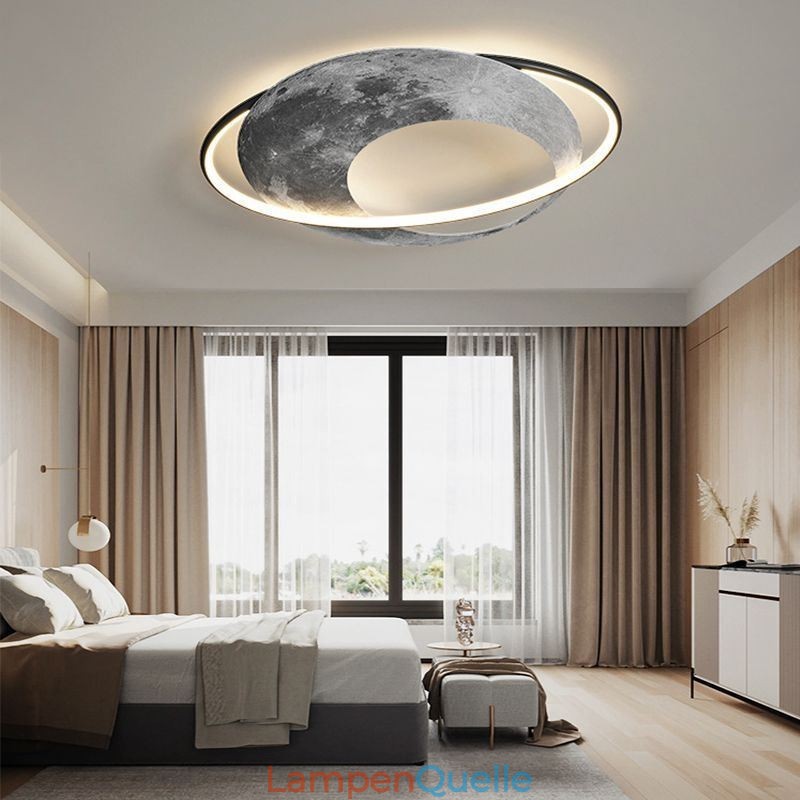 Deckenleuchte Unterputz-Mond-Deckenlampe