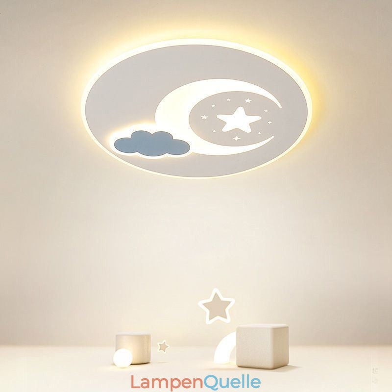 Simplicity Deckenleuchte Mond & Stern Deckenlampe