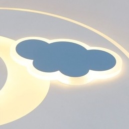 Simplicity Deckenleuchte Mond & Stern Deckenlampe