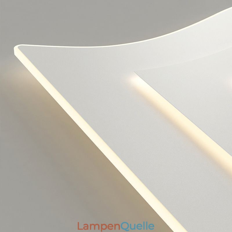 Moderne Deckenleuchte Quadratische Deckenlampe aus Acryl