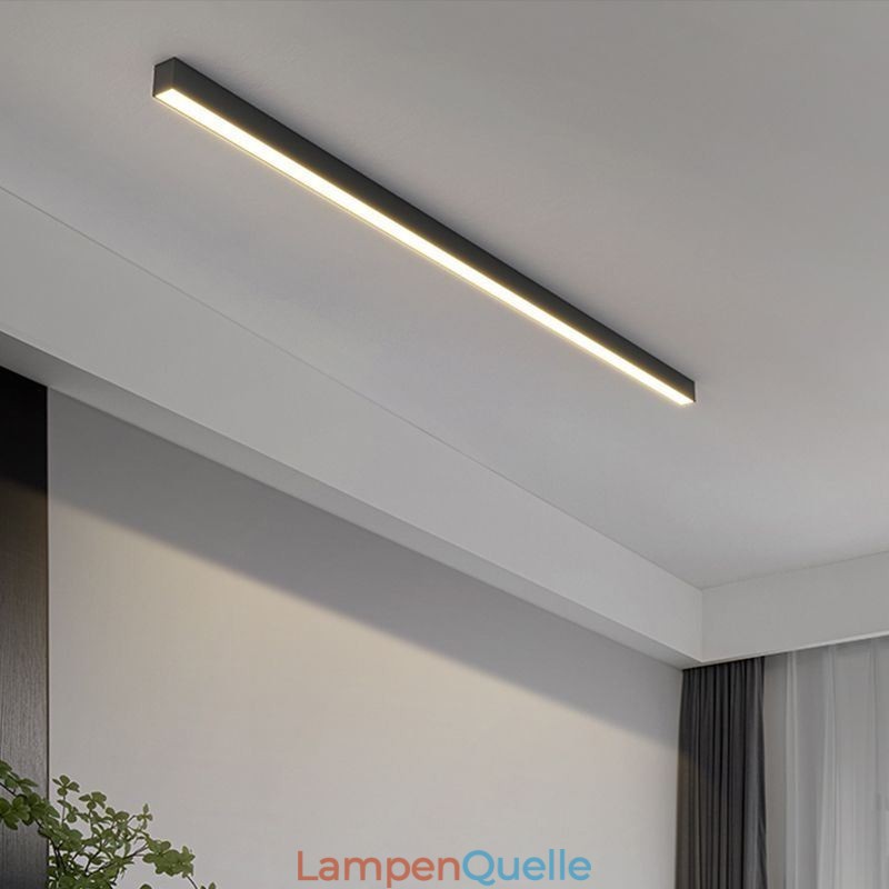 Moderne Deckenleuchte mit langem Streifen, oberflächenmontierte Deckenleuchte