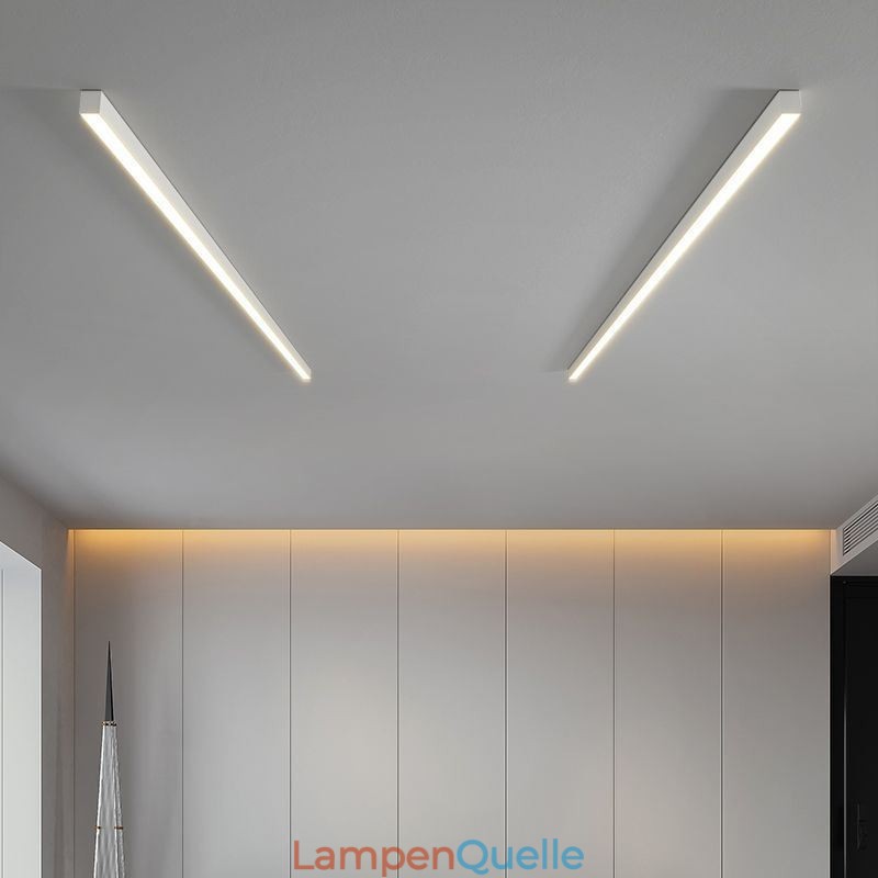 Moderne Deckenleuchte mit langem Streifen, oberflächenmontierte Deckenleuchte