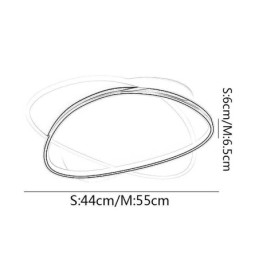 Moderne Deckenleuchten Ovale Deckenlampe