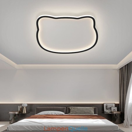 Moderne Deckenleuchten Deckenlampe mit Katzengesicht Moderne Deckenleuchten Deckenlampe mit Katzengesicht