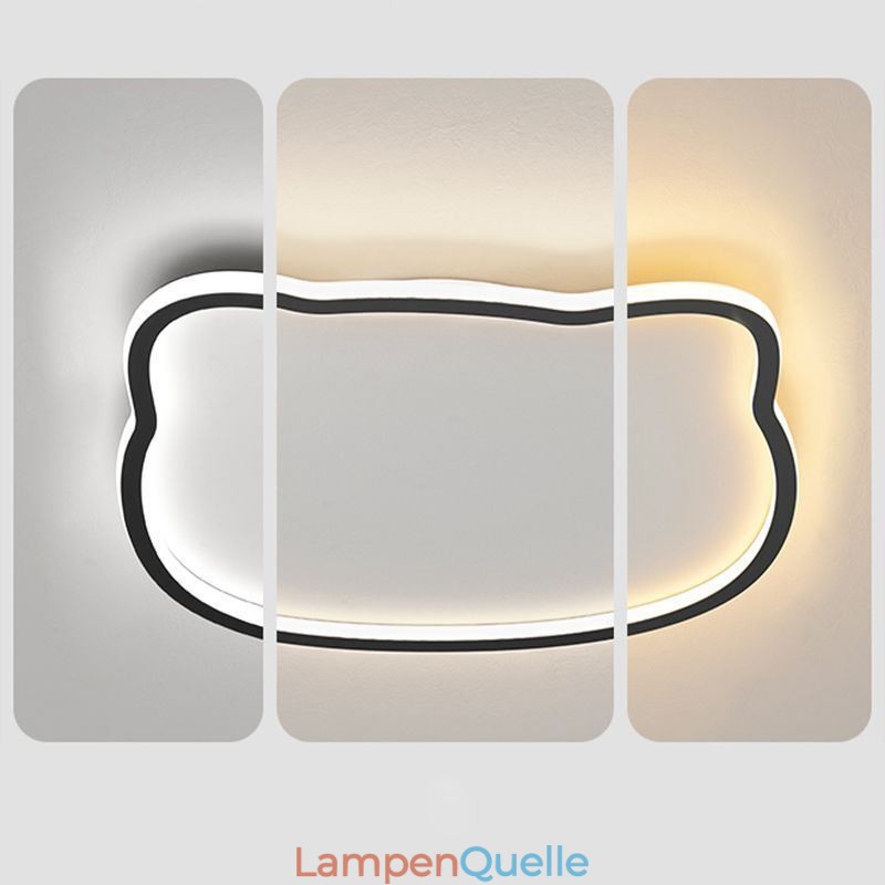 Moderne Deckenleuchten Deckenlampe mit Katzengesicht