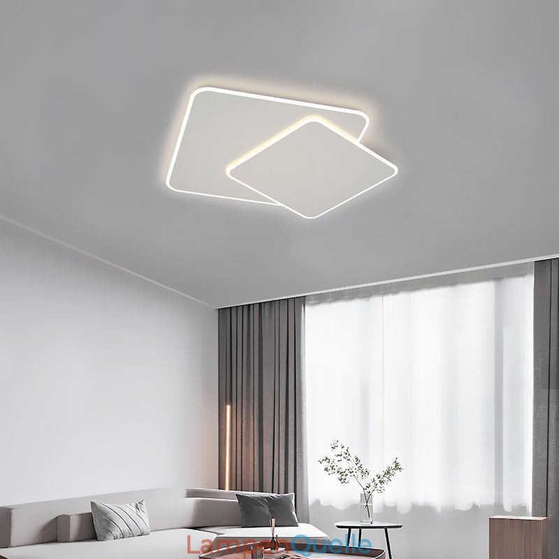 Moderne, geometrische, quadratische Deckenleuchte